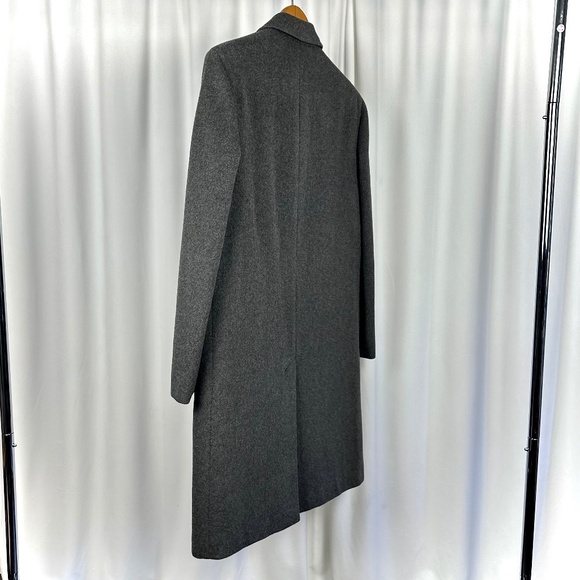 Vintage 50' 60’s ‘Newcastle - Eatons of Canada’ Long Wool Peacoat in Grey - M/L - Picture 6 of 12